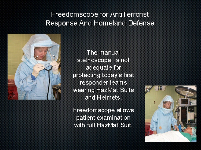 freedomscope for antiterrorist response and homeland defense